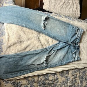 Zara jeans, size 6, light blue.